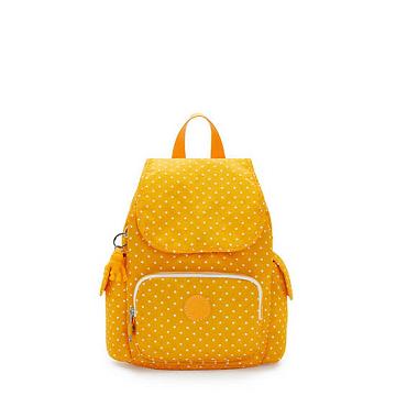 Kipling City Pack Mini Printed Sırt Çantaları Sarı | TR 1720ZU